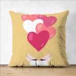 - Suet-K9200-Gorsel1 - Realhomes  Çift Taraflı Sevgililer Günü Temalı Özel Tasarım Dijital Baskılı Modern Süet Yastık Kırlent Kılıfı Realhomes
