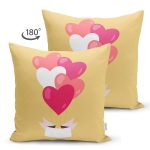 - Suet-K9200-Gorsel2 - Realhomes  Çift Taraflı Sevgililer Günü Temalı Özel Tasarım Dijital Baskılı Modern Süet Yastık Kırlent Kılıfı Realhomes