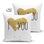 - Suet-K9202-Gorsel2 - Realhomes  Çift Taraflı Sevgililer Günü Temalı Özel Tasarım Dijital Baskılı Modern Süet Yastık Kırlent Kılıfı Realhomes