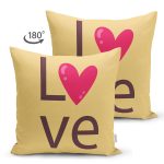 - Suet-K9203-Gorsel2 - Realhomes  Çift Taraflı Sevgililer Günü Temalı Özel Tasarım Dijital Baskılı Modern Süet Yastık Kırlent Kılıfı Realhomes