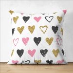 - Suet-K9204-Gorsel1 - Realhomes Çift Taraflı Sevgililer Günü Temalı Özel Tasarım Dijital Baskılı Modern Süet Yastık Kırlent Kılıfı Realhomes