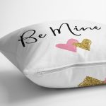 Çift Taraflı Sevgililer Günü Temalı Özel Tasarım Dijital Baskılı Modern Süet Yastık Kırlent Kılıfı Realhomes