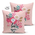 - Suet-K9213-Gorsel2 - Realhomes Çift Taraflı Sevgililer Günü Temalı Özel Tasarım Dijital Baskılı Modern Süet Yastık Kırlent Kılıfı Realhomes