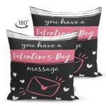 - Suet-K9235-Gorsel2 - Realhomes  Çift Taraflı Sevgililer Günü Temalı Özel Tasarım Dijital Baskılı Modern Süet Yastık Kırlent Kılıfı Realhomes