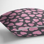 Çift Taraflı Sevgililer Günü Temalı Özel Tasarım Dijital Baskılı Modern Süet Yastık Kırlent Kılıfı Realhomes