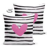- Suet-K9248-Gorsel2 - Realhomes  Çift Taraflı Sevgililer Günü Temalı Özel Tasarım Dijital Baskılı Modern Süet Yastık Kırlent Kılıfı Realhomes