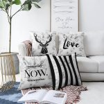 - Sonil-K4luset729-Gorsel1 - Realhomes  4'lü Çift Taraflı Mermer Zemin Tasarımlı Dijital Baskılı Modern Şönil Yastık Kırlent Kılıfı Seti Realhomes
