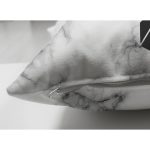 - Suet-K9266-Gorsel3 - Realhomes Çift Taraflı Mermer Zeminde Geyik Motifli Özel Tasarım Modern Süet Yastık Kırlent Kılıfı Realhomes