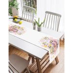 Realhomes Özel Tasarım Dijital Baskılı Modern Süet Runner Realhomes