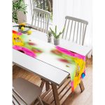 Realhomes Özel Tasarım Dijital Baskılı Modern Süet Runner Realhomes