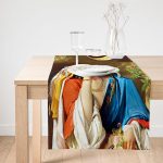 Realhomes Özel Tasarım Dijital Baskılı Modern Süet Runner Realhomes