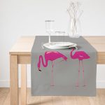 - SuetRunner-2017-Gorsel1 - Realhomes  Realhomes Gri Zemin Flamingo Desenli Dijital Süet Runner Realhomes