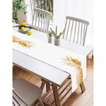 - SuetRunner-2034-Gorsel2 - Realhomes  Realhomes Altın Renk Kaktüs Baskılı Dijital Baskılı Süet Runner Realhomes