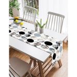 - SuetRunner-2056-Gorsel2 - Realhomes  Realhomes Yuvarlak Desenli Modern Dijital Baskılı Dekoratif Süet Runner Realhomes