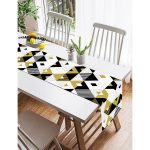 - SuetRunner-2064-Gorsel2 - Realhomes  Realhomes Bej Siyah Geometrik Desenli Dijital Baskılı Süet Runner Realhomes