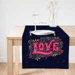 - SuetRunner-2080-Gorsel1 - Realhomes Realhomes Renkli Love Baskılı Dijital Baskılı Modern Süet Runner Realhomes