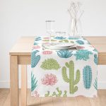 - SuetRunner-2089-Gorsel1 - Realhomes  Realhomes Kaktüs Desenli Renkli Modern Süet Runner Realhomes