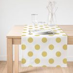 - SuetRunner-2159-Gorsel1 - Realhomes  Realhomes Hardal Renkli Puantiyeli Dijital Baskılı Modern Süet Runner Realhomes