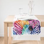 - SuetRunner-217-Gorsel1 - Realhomes  Realhomes Zebra Desenli Dijital Baskılı Dekoratif Süet Runner Realhomes