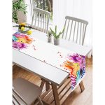 - SuetRunner-217-Gorsel2 - Realhomes  Realhomes Zebra Desenli Dijital Baskılı Dekoratif Süet Runner Realhomes