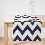 - SuetRunner-2196-Gorsel1 - Realhomes  Realhomes Renkli Zigzag Desenli Dijital Baskılı Dekoratif Süet Runner Realhomes