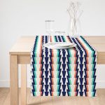 Realhomes Livense Özel Tasarım Dijital Baskılı Modern Süet Runner Realhomes