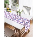 - SuetRunner-2202-Gorsel2 - Realhomes  Realhomes Özel Tasarım Çiçek Resimli Dijital Bakılı Modern Süet Runner Realhomes