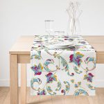 - SuetRunner-2211-Gorsel1 - Realhomes Realhomes Çini Desenli Dijital Baskılı Dekoratif Süet Runner Realhomes