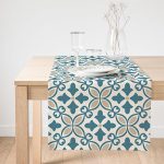 Realhomes Livense Özel Tasarım Dijital Baskılı Modern Süet Runner Realhomes