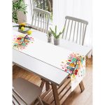 - SuetRunner-223-Gorsel2 - Realhomes  Realhomes Baykuş Desenli Dijital Baskılı Dekoratif Süet Runner Realhomes