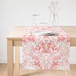 - SuetRunner-2242-Gorsel1 - Realhomes  Realhomes Pembe Yaprak Temalı Dijital Baskılı Süet Runner Realhomes