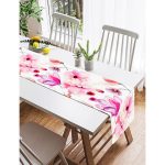 - SuetRunner-2243-Gorsel2 - Realhomes Realhomes Beyaz Zeminli Çiçek Temalı Dijital Baskılı Modern Süet Runner Realhomes