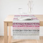 - SuetRunner-2245-Gorsel1 - Realhomes  Realhomes Renkli Zigzag Motifli Dijital Baskılı Kırlent Süet Runner Realhomes