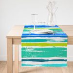 - SuetRunner-2253-Gorsel1 - Realhomes  Realhomes Renkli Boyama Desen Dijital Baskılı Dekoratif Süet Runner Realhomes