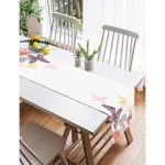 - SuetRunner-2282-Gorsel2 - Realhomes Realhomes Özel Tasarım Renkli Kelebek Desenli Dijital Baskılı Süet Runner Realhomes