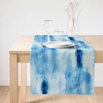 - SuetRunner-2292-Gorsel1 - Realhomes Realhomes Mavi Renkli Ebru Desenli Dijital Baskılı Modern Süet Runner Realhomes