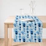 - SuetRunner-2293-Gorsel1 - Realhomes  Realhomes Su Damlası Desenli Dijital Baskılı Süet Runner Realhomes