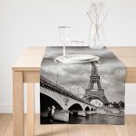 - SuetRunner-230-Gorsel1 - Realhomes Realhomes Eyfel Kulesi Dijital Baskılı Dekoratif Süet Runner Realhomes