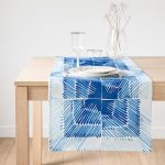 - SuetRunner-2300-Gorsel1 - Realhomes  Realhomes Mavi Kareli Resimli Dijital Baskılı Modern Süet Runner Realhomes