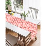 - SuetRunner-2313-Gorsel2 - Realhomes  Realhomes Turuncu Damask Motifli Dijital Baskılı Modern Süet Runner Realhomes