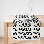 - SuetRunner-2322-Gorsel1 - Realhomes  Realhomes Siyah Üçgen Motifli Dijital Baskılı Modern Süet Runner Realhomes
