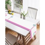 - SuetRunner-2336-Gorsel2 - Realhomes  Realhomes Pembe Mavi Kuşlar Dijital Baskılı Süet Runner Realhomes