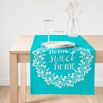 - SuetRunner-235-Gorsel1 - Realhomes Realhomes Home Sweet Home Dijital Baskılı Dekoratif Süet Runner Realhomes