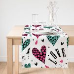 - SuetRunner-2355-Gorsel1 - Realhomes  Realhomes Kalpli Love Desenli Dekoratif Süet Runner Realhomes