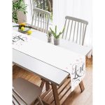 - SuetRunner-2378-Gorsel2 - Realhomes  Realhomes Love Yazılı Kalp Puanlı Motifli Dekoratif Süet Runner Realhomes