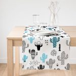 Realhomes Puanlı Çöl Bitkisi Özel Tasarım Süet Runner Realhomes