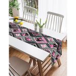 - SuetRunner-2429-Gorsel2 - Realhomes Realhomes Çiçek Desenli Puan Motifli Süet Runner Realhomes