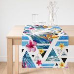 - SuetRunner-2436-Gorsel1 - Realhomes  Realhomes Siyah Puanlı Ogea Desenli Dekoratif Süet Runner Realhomes