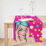 RealHomes Dijital Baskılı Özel Tasarım Süet Runner Realhomes