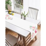 - SuetRunner-2443-Gorsel2 - Realhomes Realhomes Üçlü Kavaniçe Çiçek Desenli Dijital Baskılı Süet Runner Realhomes